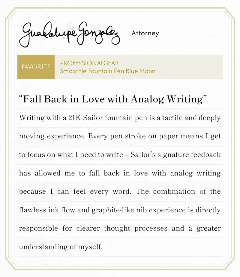 Fall Back in Love with Analog Writing